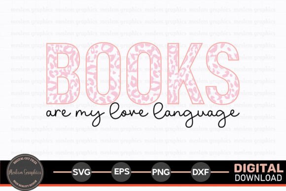 Books Are My Love Language SVG