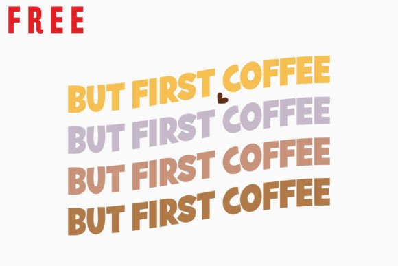 Free Retro Funny Coffee Quotes SVG